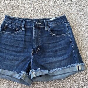 KanCan Dark Blue Jean Shorts